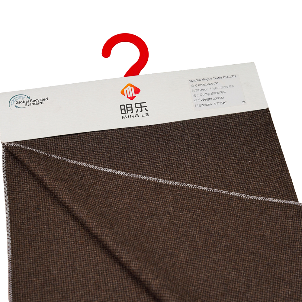 60 % vlna, 30 % polyester, 10 % iné vlákno, 300 G/M, miešaná káva + proso z červenej fazule, flanel, ML-S06-050