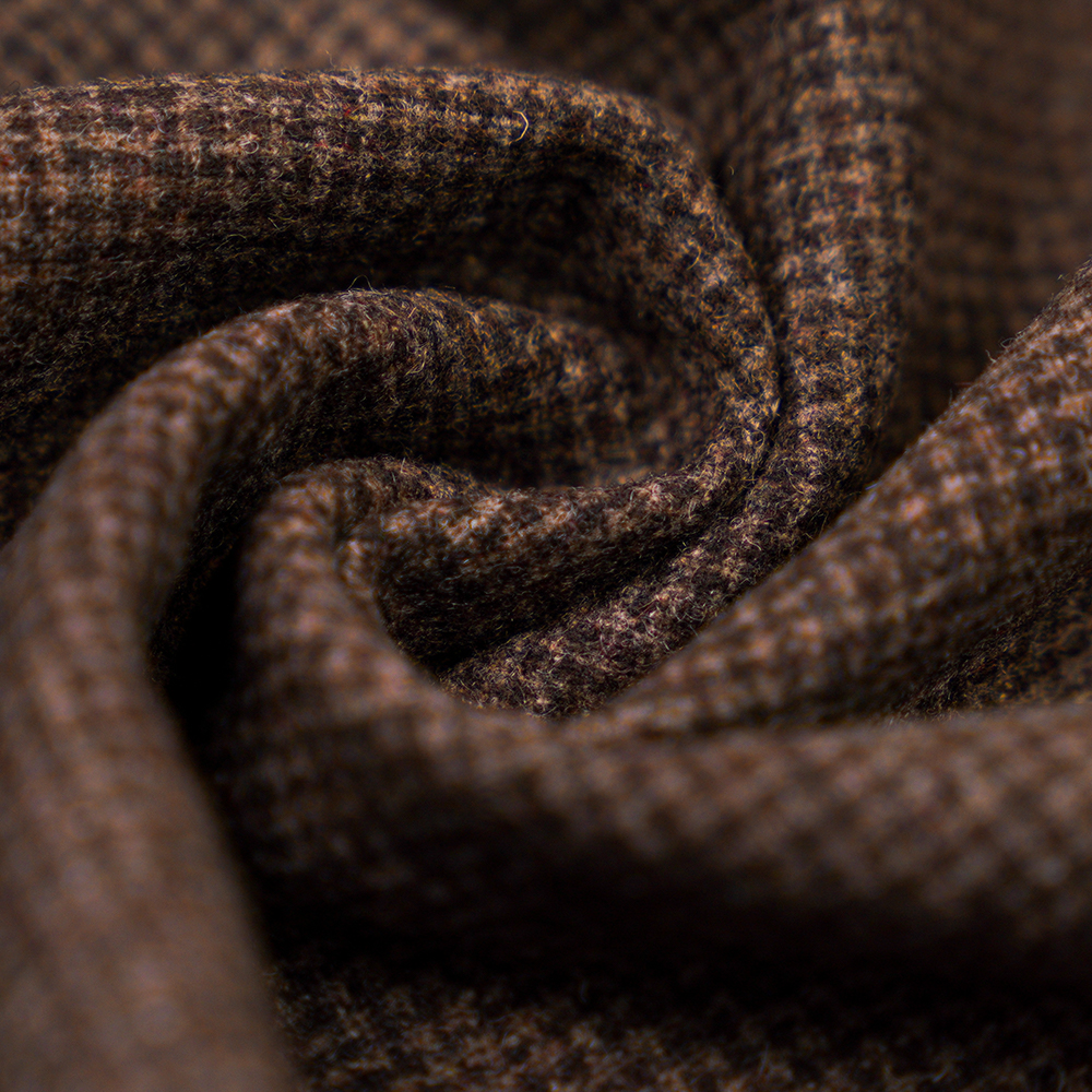 60 % vlna, 30 % polyester, 10 % iné vlákno, 300 G/M, miešaná káva + proso z červenej fazule, flanel, ML-S06-050